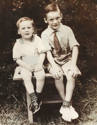 Larry with his brother Jerry