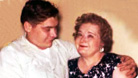 Larry with his Mother Eva Jennings.